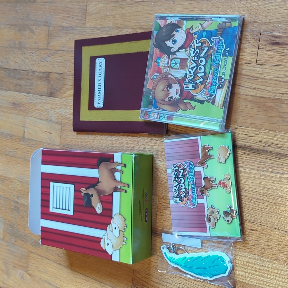 *NO GAME* Harvest Moon Skytree Village Special Edition Bonus items